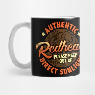 Authentic Redhead Funny Mug